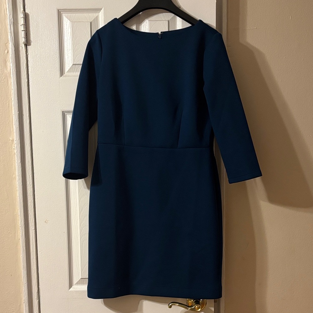 Ann Taylor Factory Navy Long Sleeve Dress